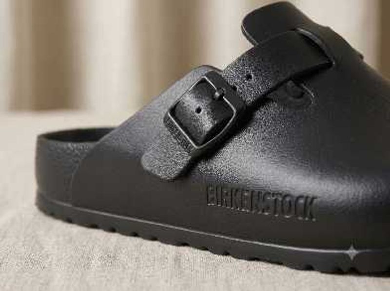 Classic Birkenstock Boston Eva Black Clogs,
