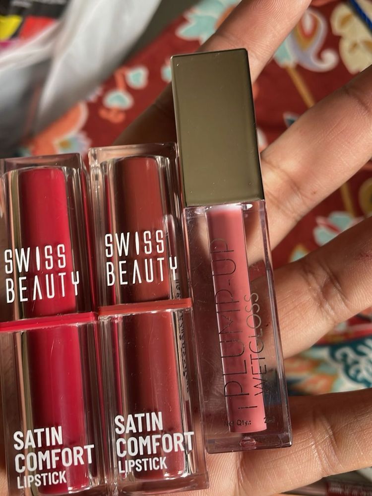 Swiss Beauty Lipstick &amp; Lip Gloss