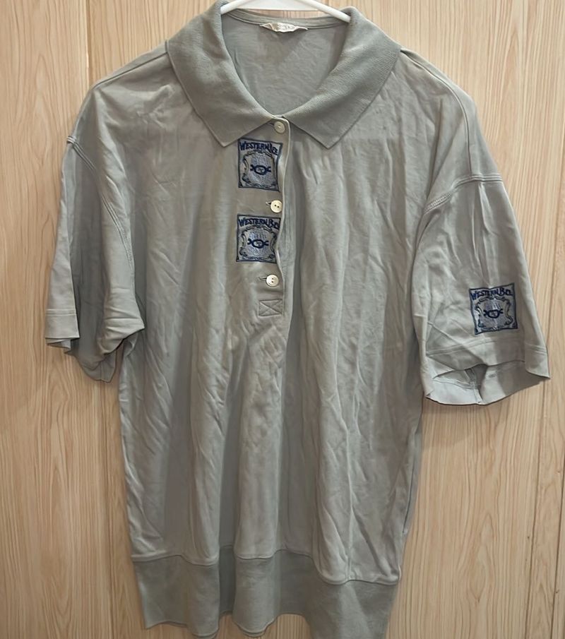 Vintage Western Polo Shirt