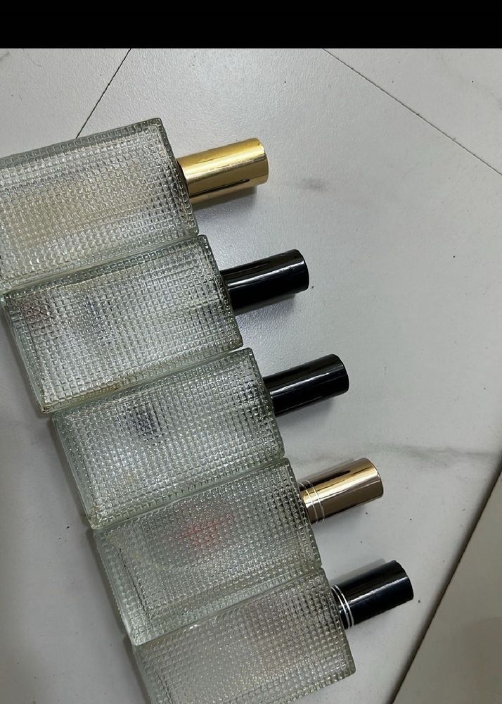 Set of 10 Empty Perfume Bottles