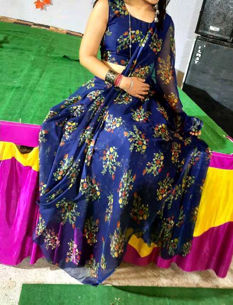 Floral Lehenga Choli With Dupatta