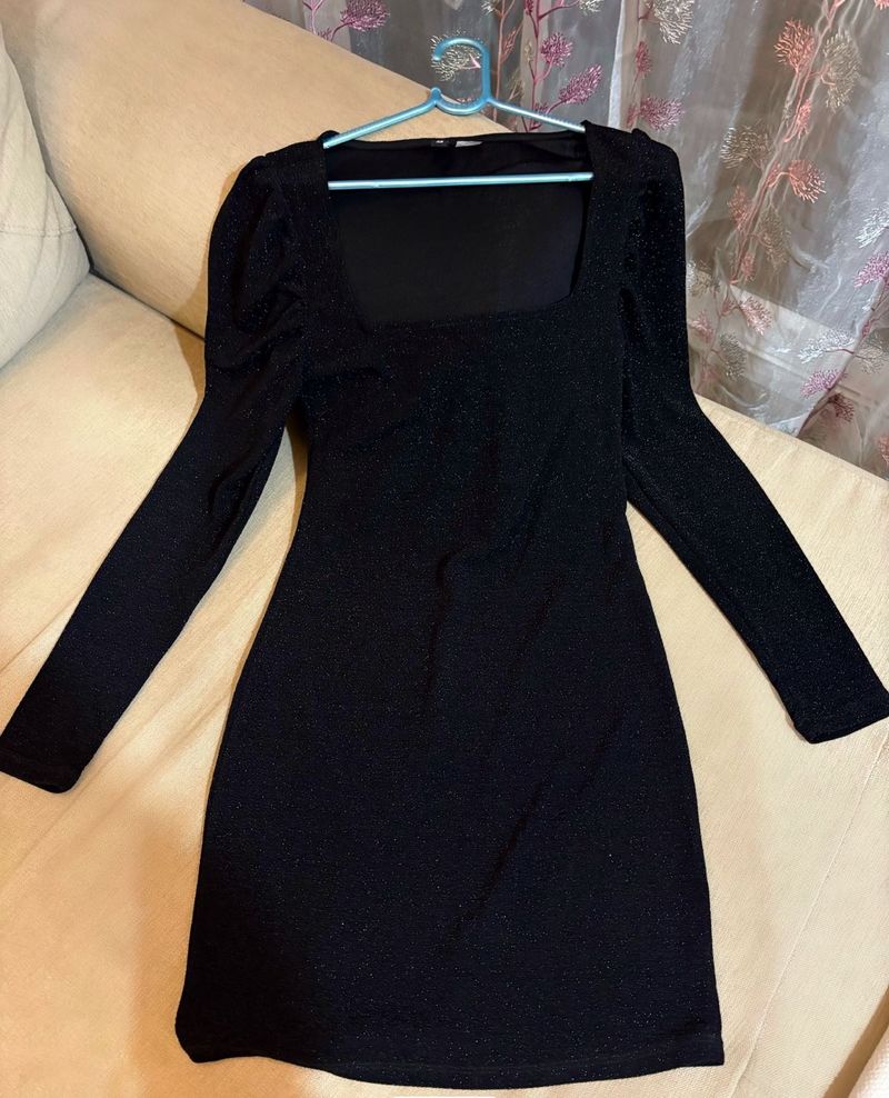 Shimmery Black Dress