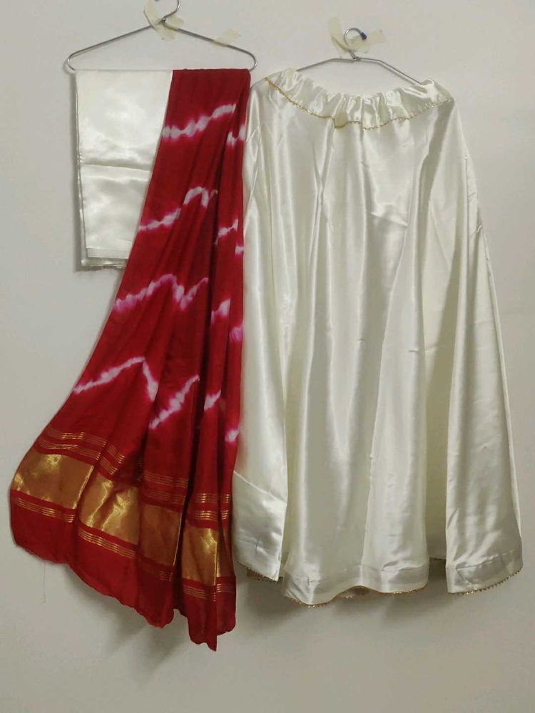 Elegant White Lehenga Set