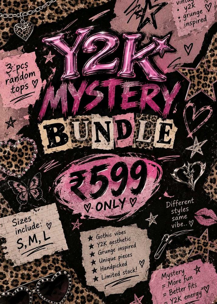 Y2K Mystery Bundle - 3 Tops