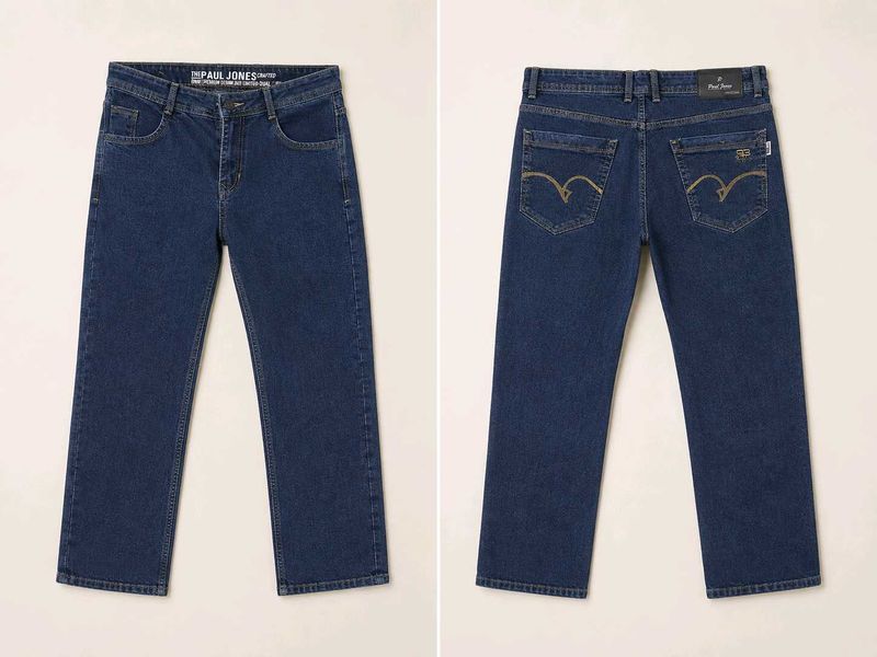 Paul Jones Dark Blue Denim Jeans – Straight Fit