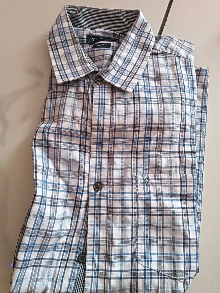 Men's Plaid Slim Fit Shirt(new)
