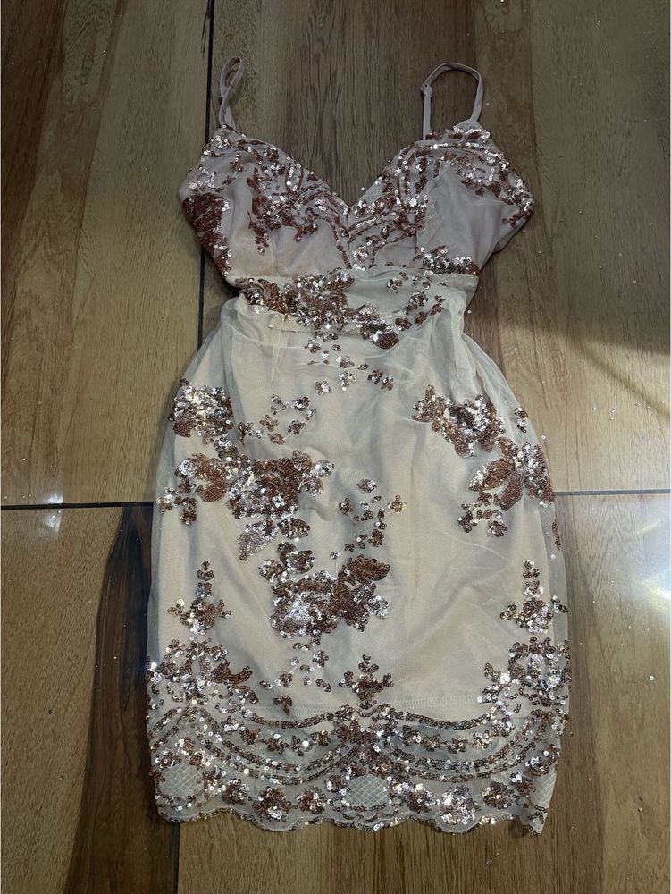 Sparkly Sequin Mini Dress