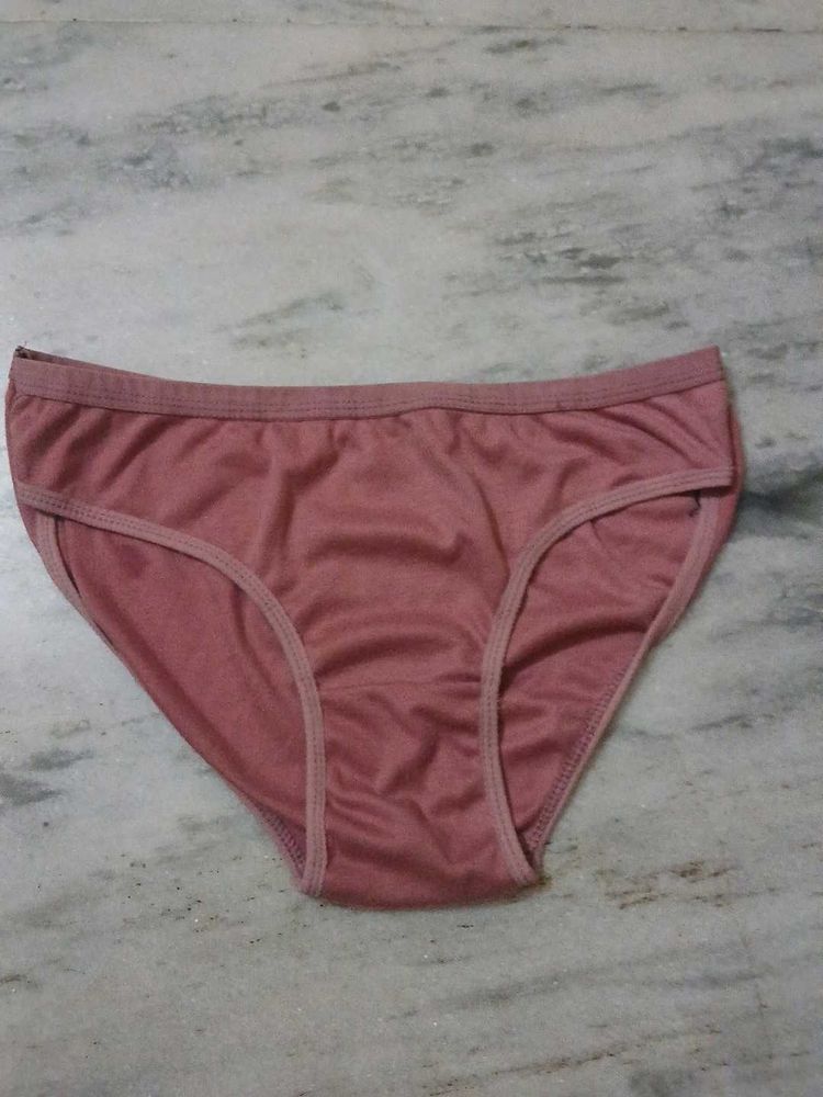 Comfortable Pink Cotton Briefs