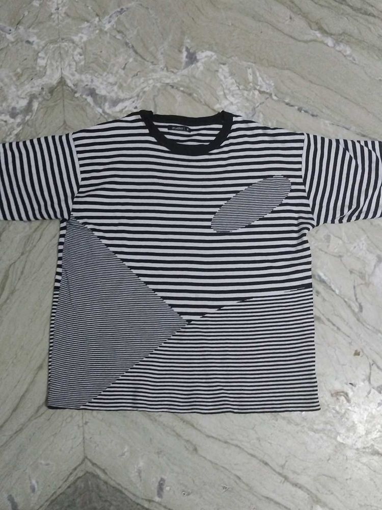 Zudio Striped T-Shirt