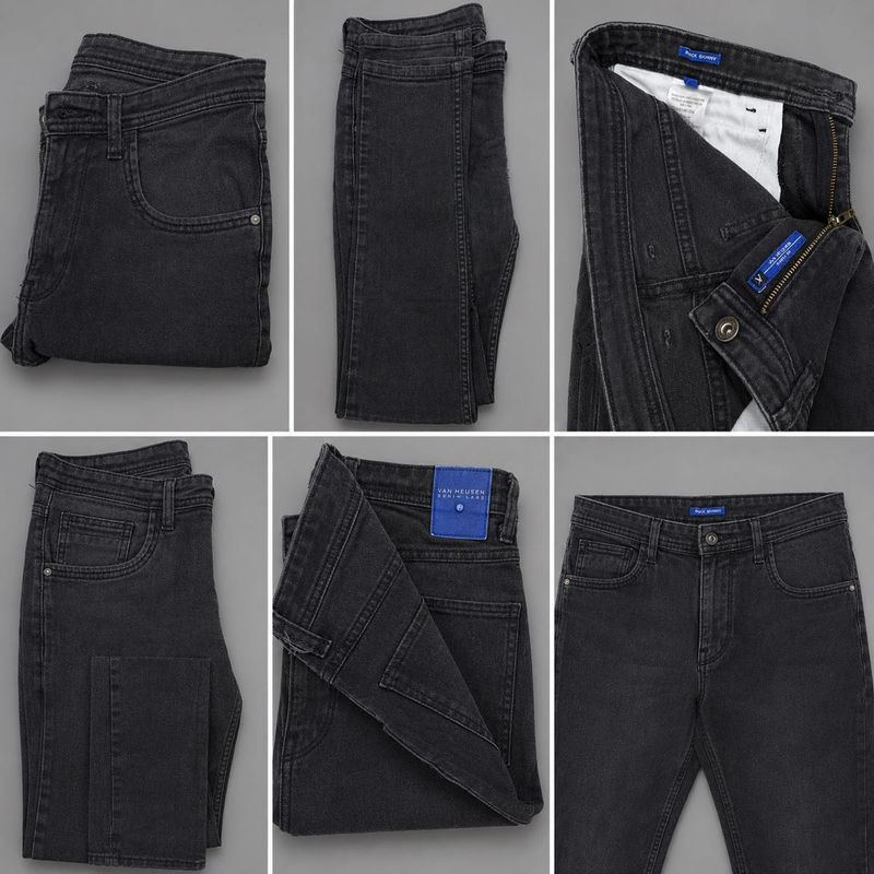 Van Heusen Men's Black Jeans