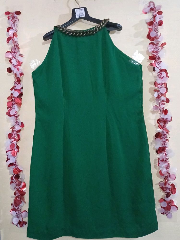 Flawless One-Piece Green Dress