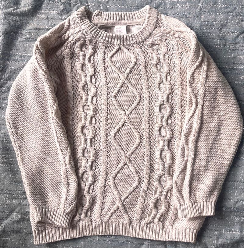 Kids Cable Knit Sweater