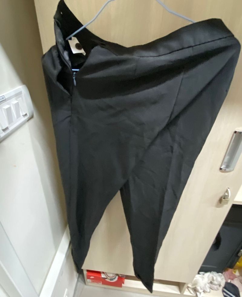 Allen Solly Black Formal Trousers
