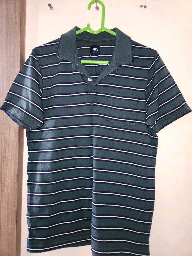 Striped Polo Shirt
