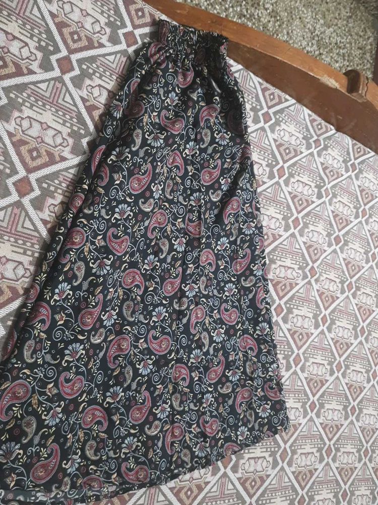 Paisley Print Palazzo Pants