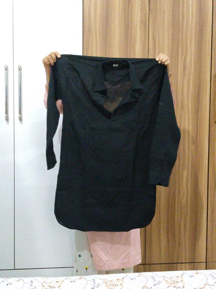 Elegant Black Kurta