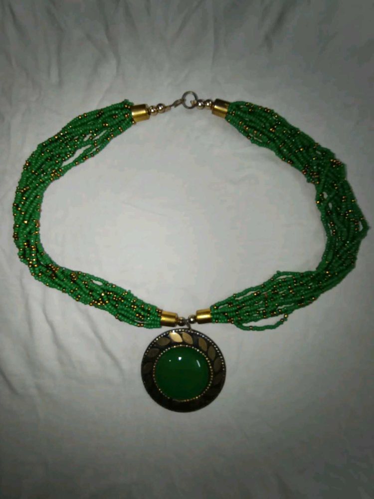 Bohemian Layered Beaded Necklace