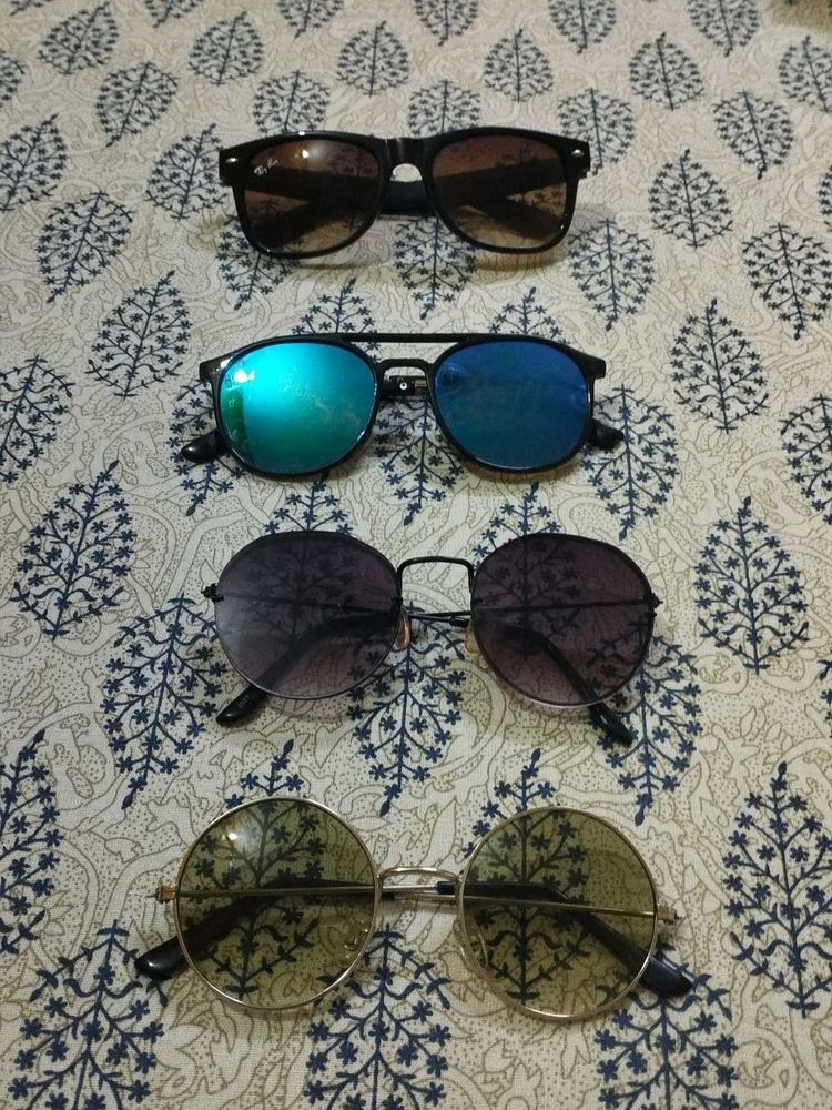 Four Regular Sunglasses in Good Condition