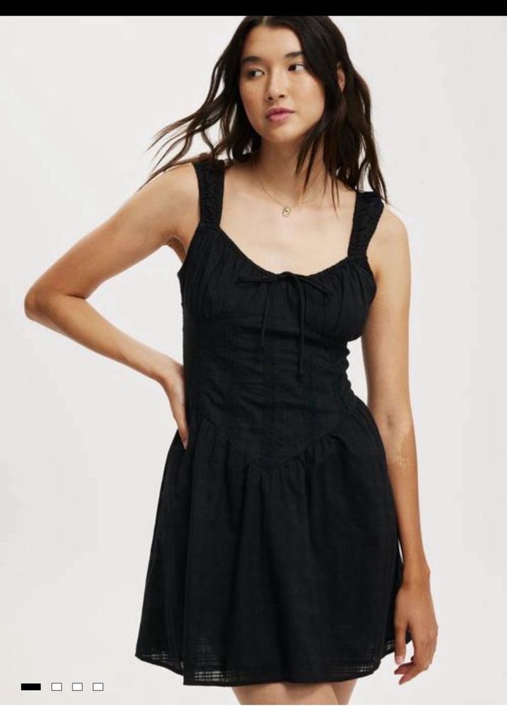 Chic Black A-Line Dress