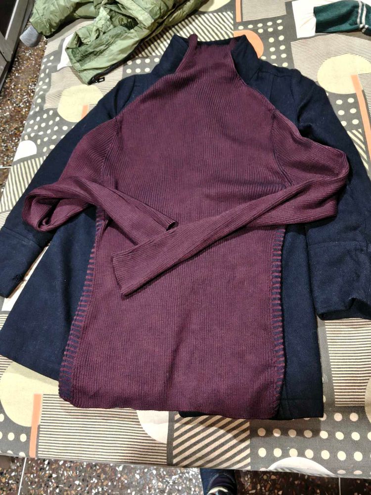 Turtleneck Sweater and winter coat s