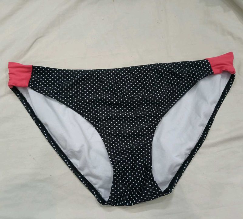 Black Polka 💙Dot Bikini Bottoms