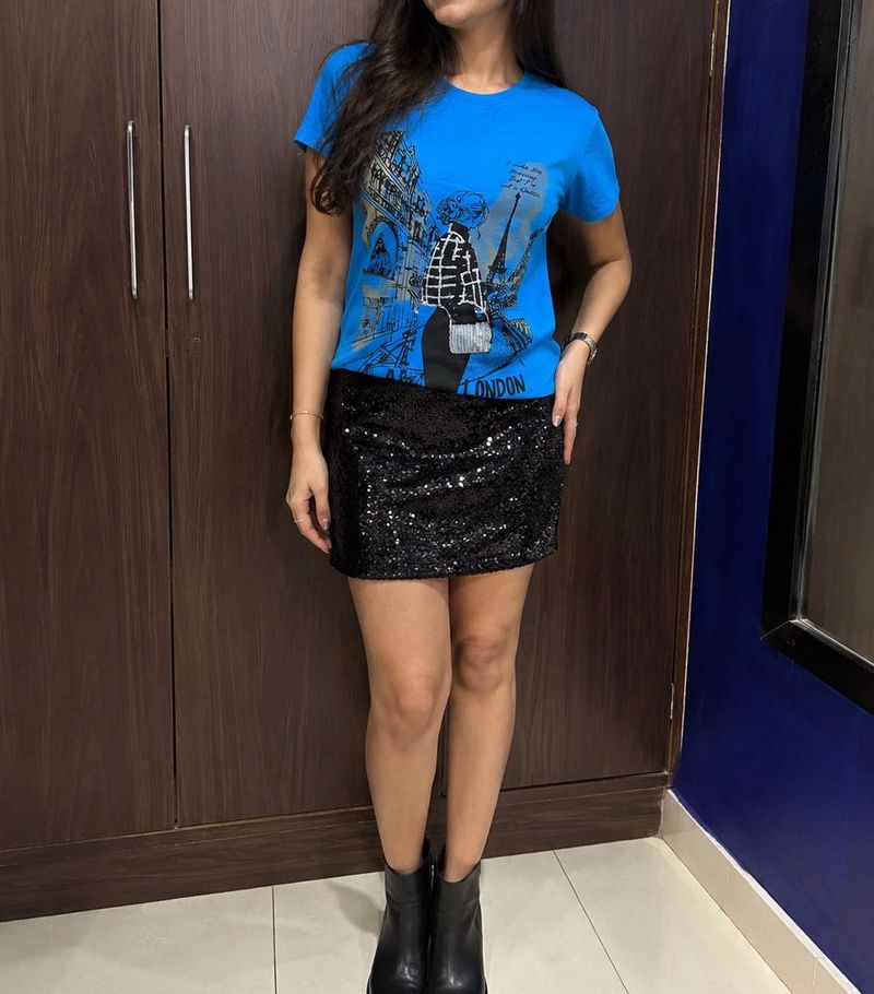 Blue London Graphic Tee