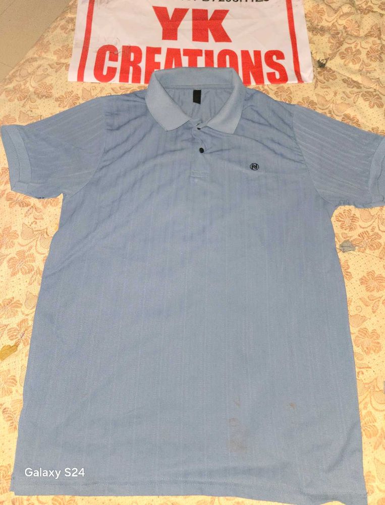 Men's Blue Polo Shirt