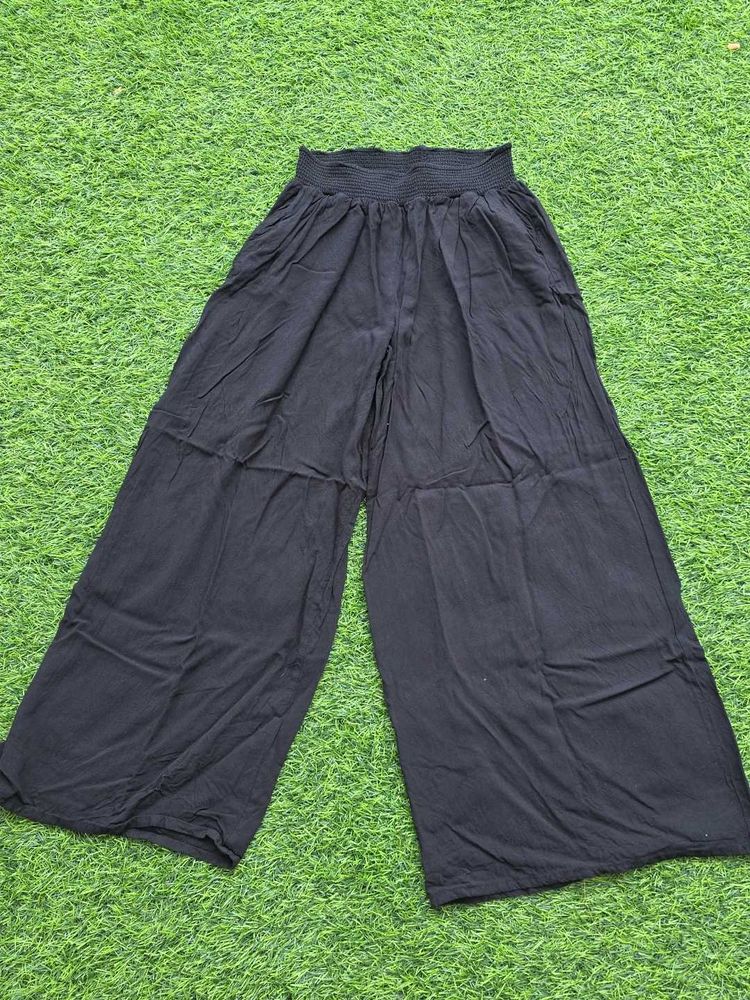 Black Wide Leg Palazzo Pants