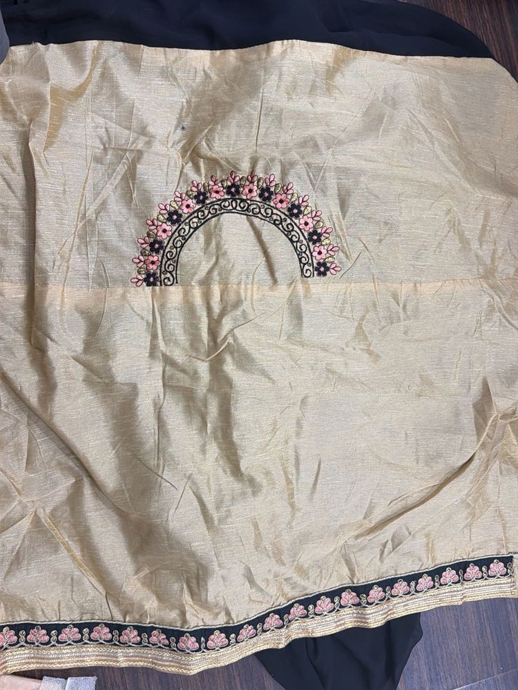 Embroidered Silk Saree