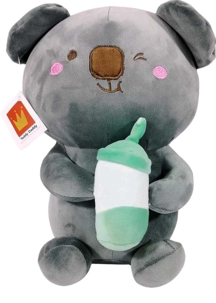 Cute Koala Plush Toy with Boba. YYYYYYY