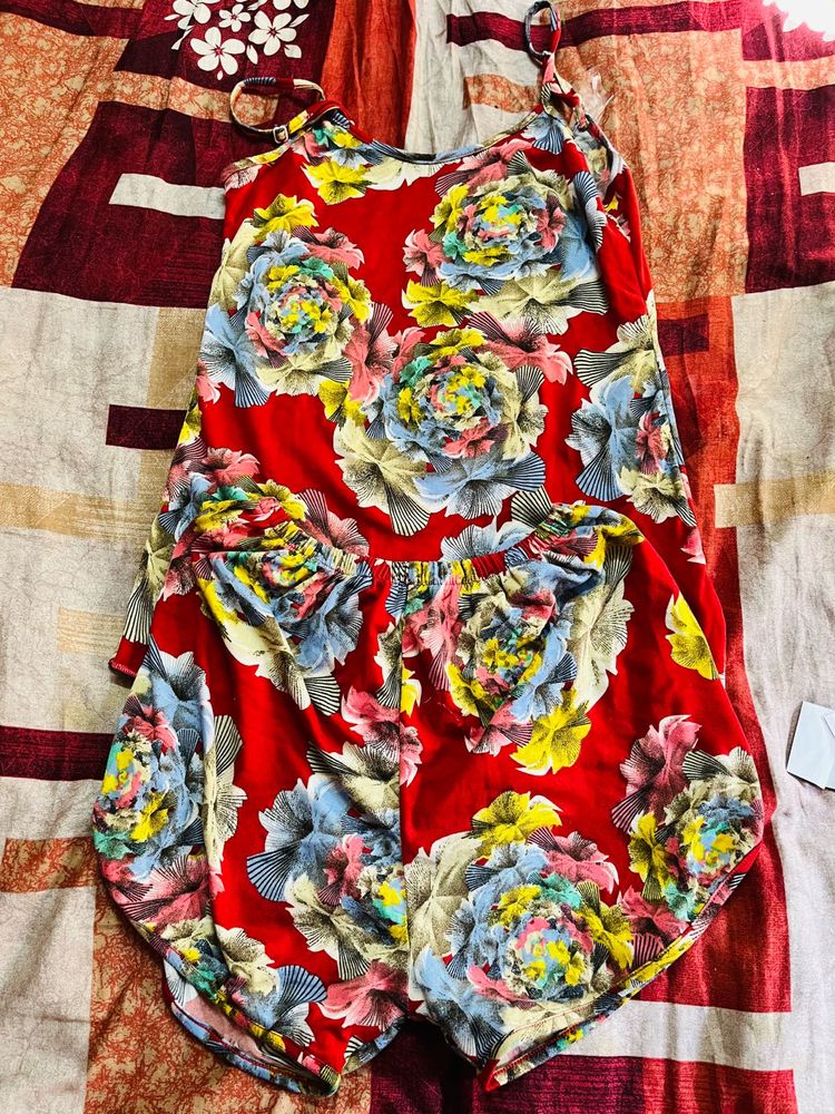 Floral Cami &amp; Shorts Set
