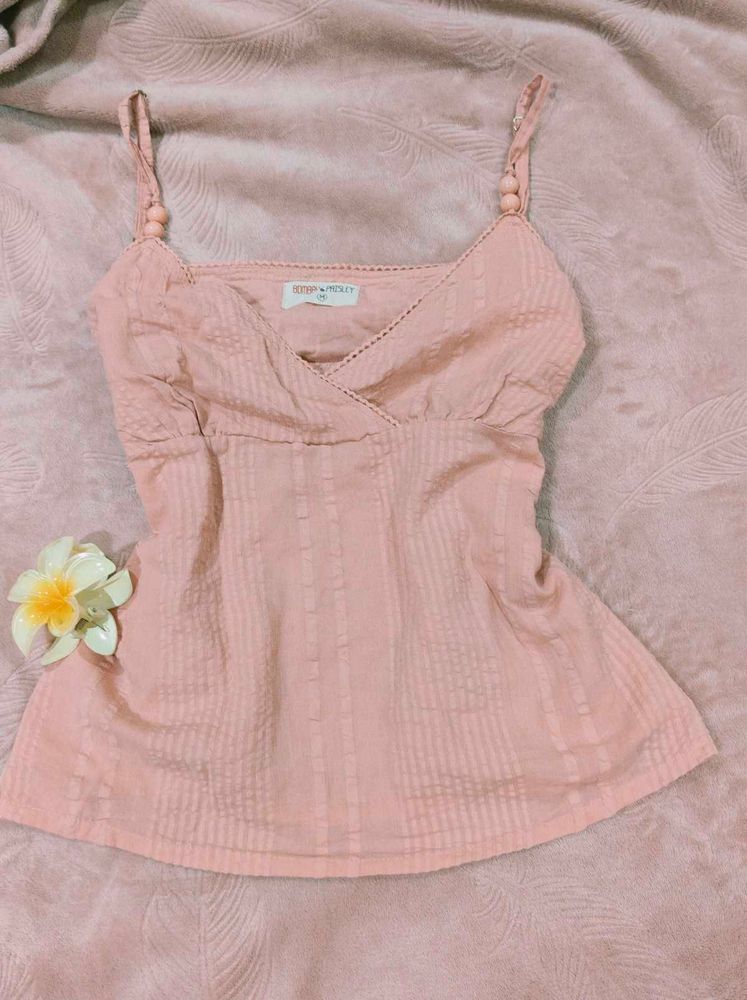 Indowestern Pink Cami Top 🎀