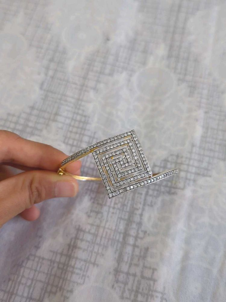 Designer Square Bangle Bracelet