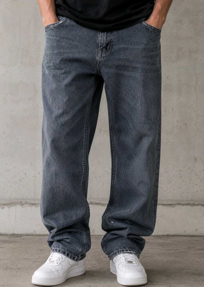 Classic Dark Wash Denim Jeans