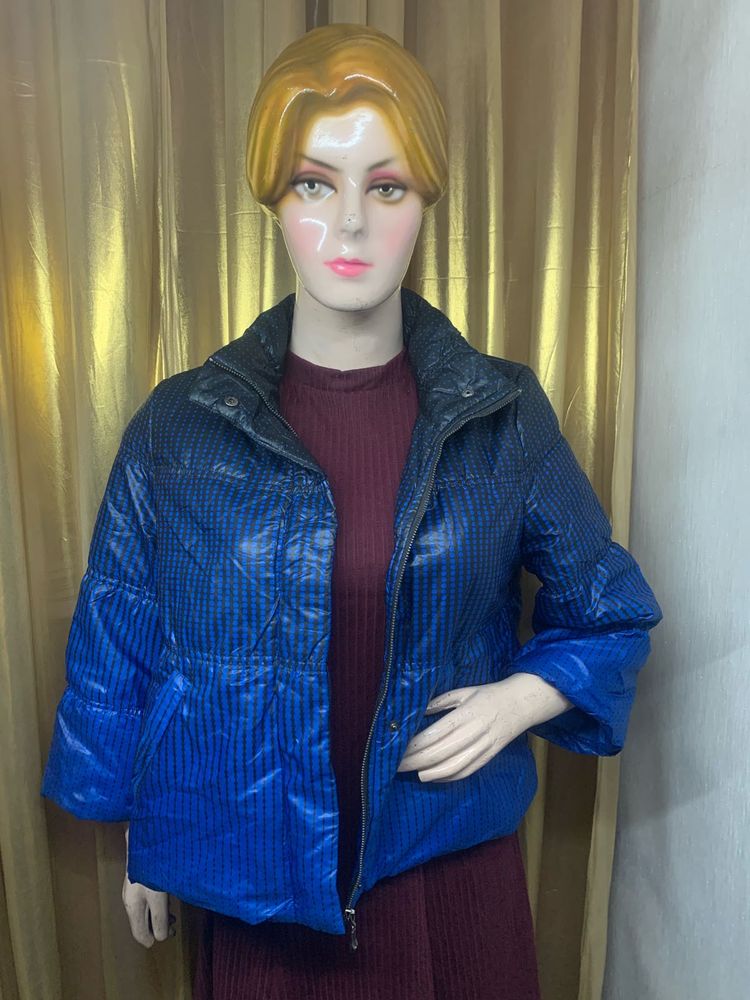 Stylish Blue Puffer Jacket