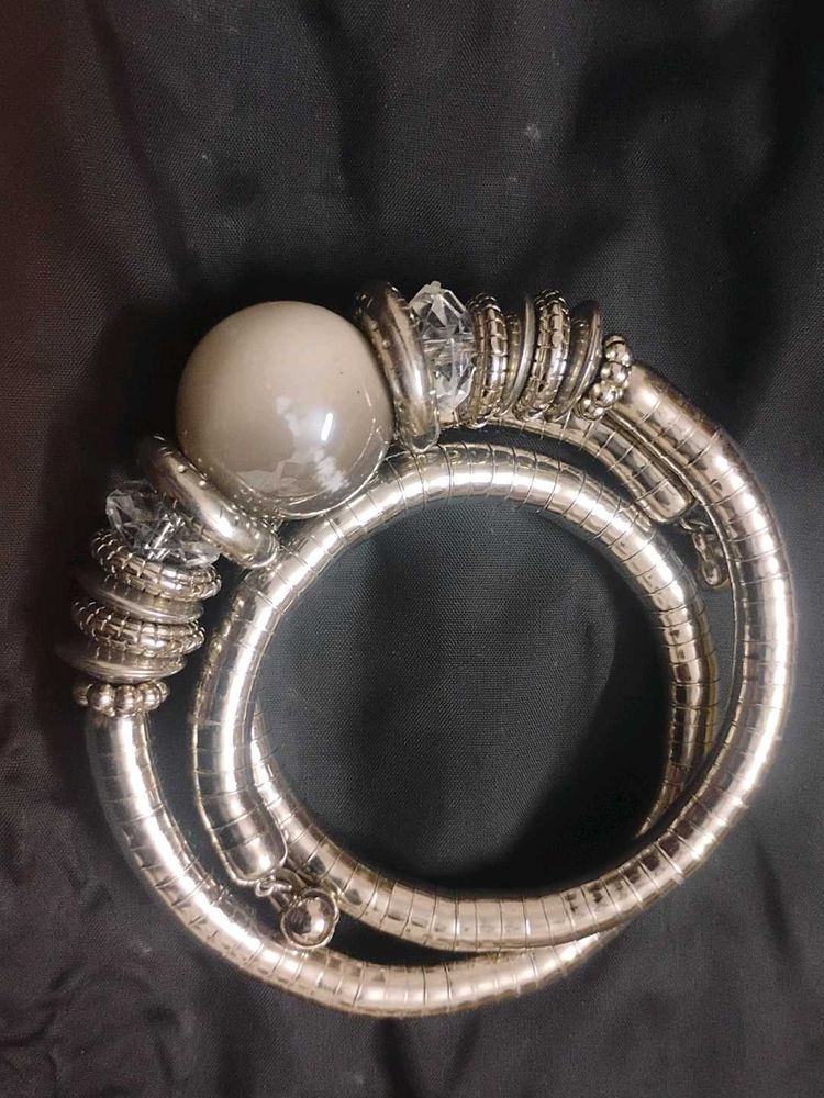 Statement Silver Bracelet