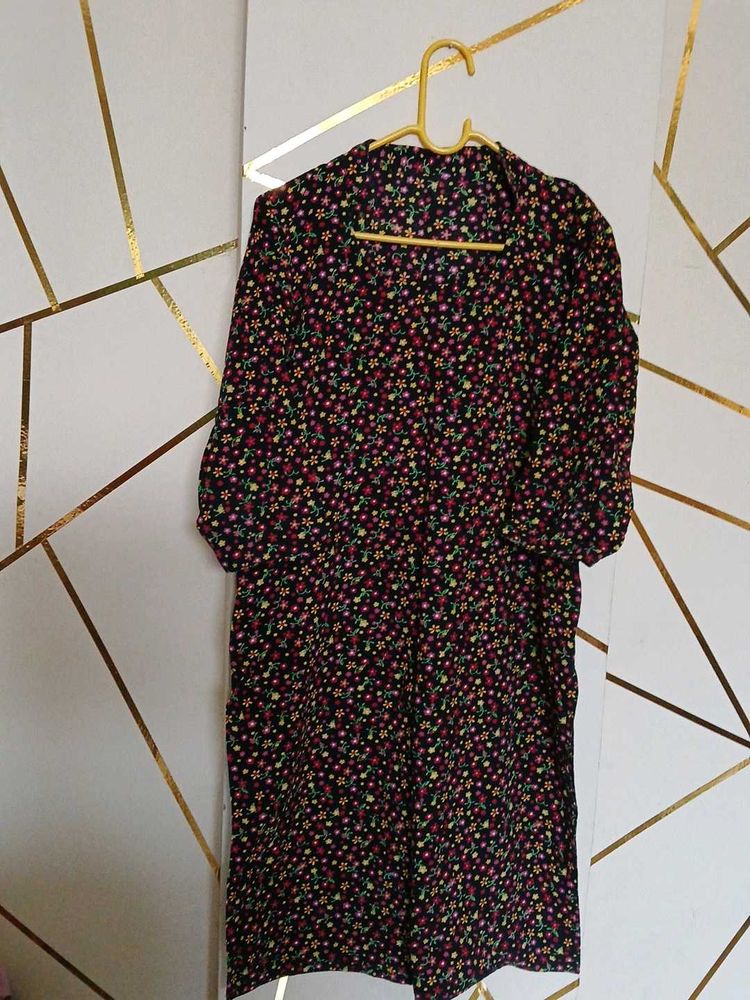 Floral Print Tunic Top
