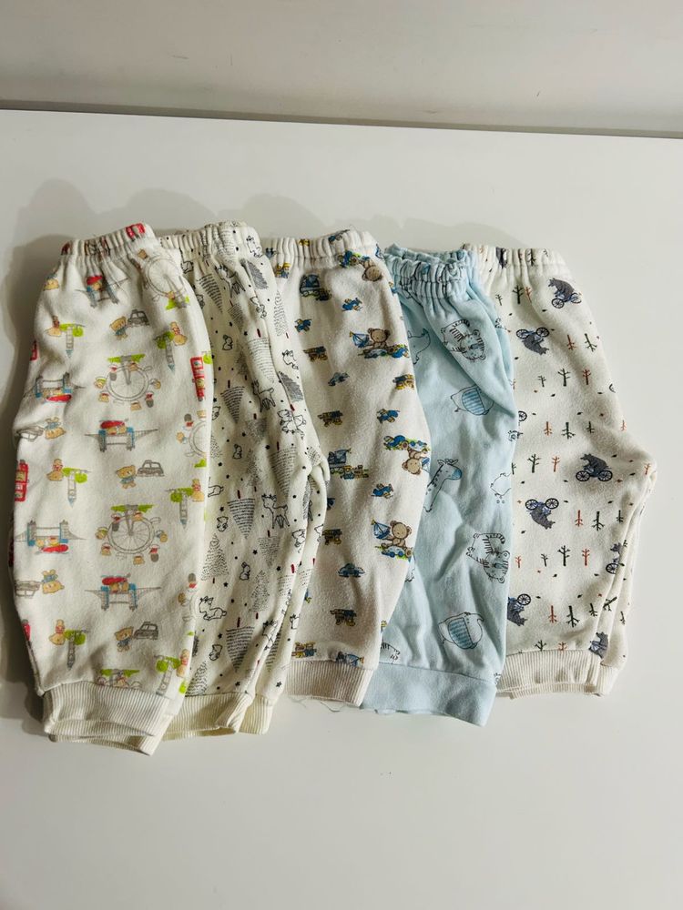 Set of 5 or Single piece Newborn Winter Joggers