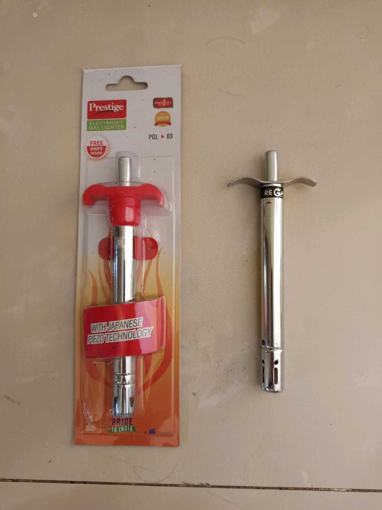 Unused Prestige And Regal Electronic Gas Lighter