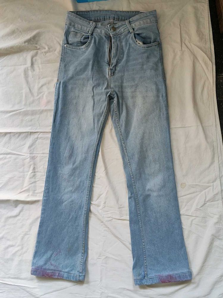 Light Wash Flare Jeans