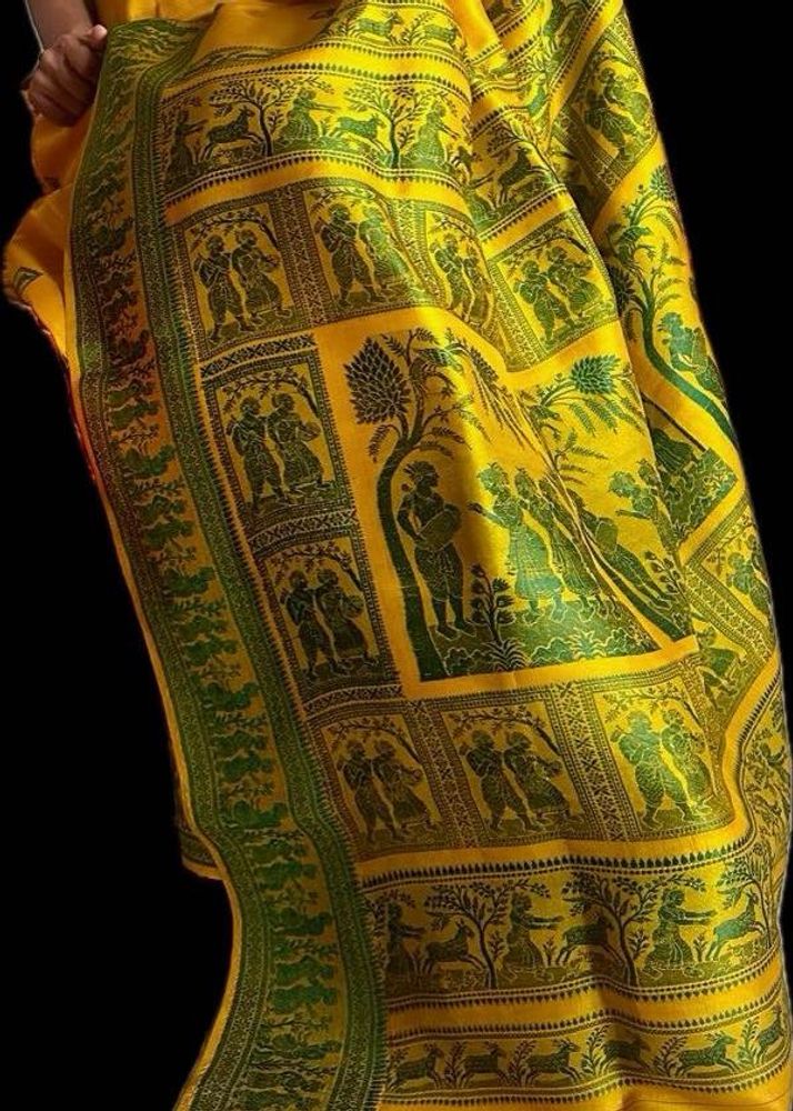 Golani Woven Baluchari | Pure Silk