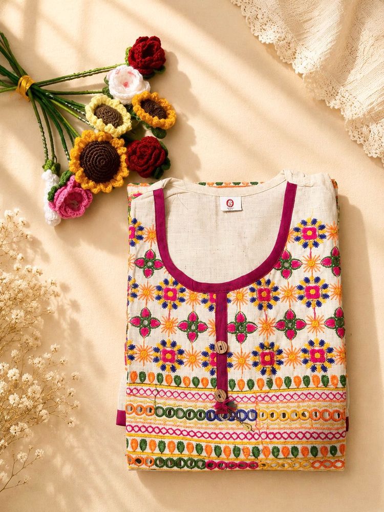Embroidered Festive Kurta