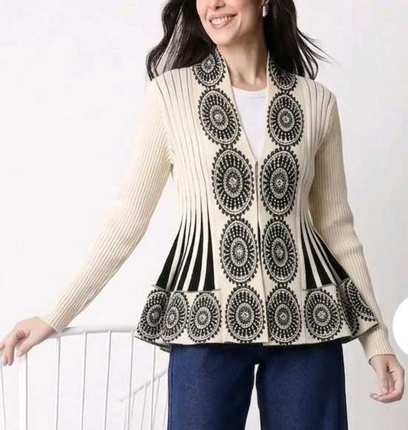 Korean Flared Cardigan