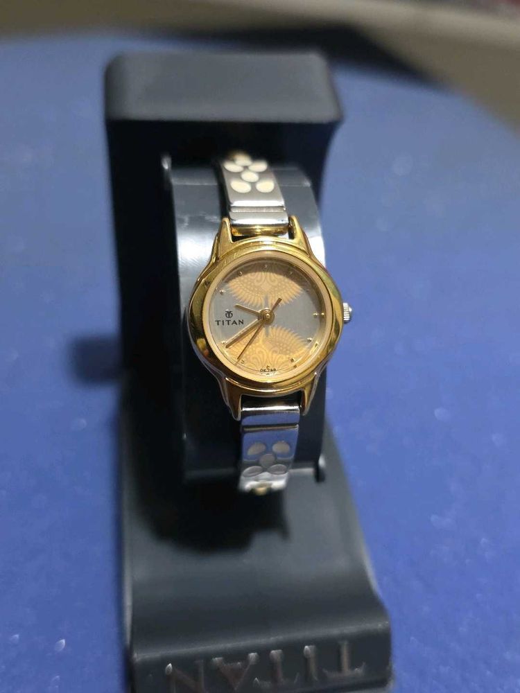 Titan Gold and Silver Watch
