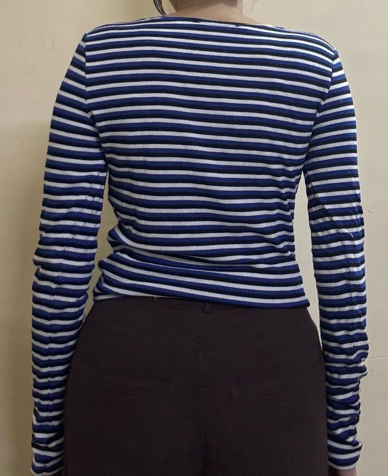 Striped Long Sleeve Top