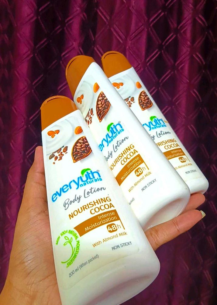 Everyuth naturals coco body lotion x 3 combo