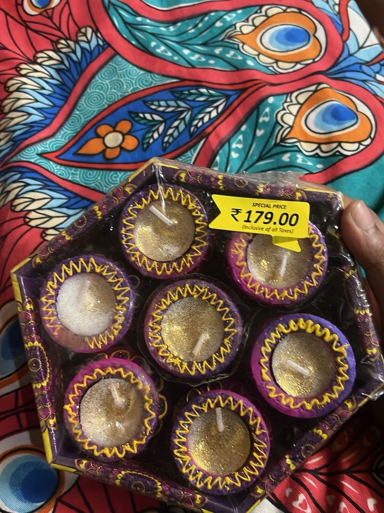 new Decorative matka Candle Set