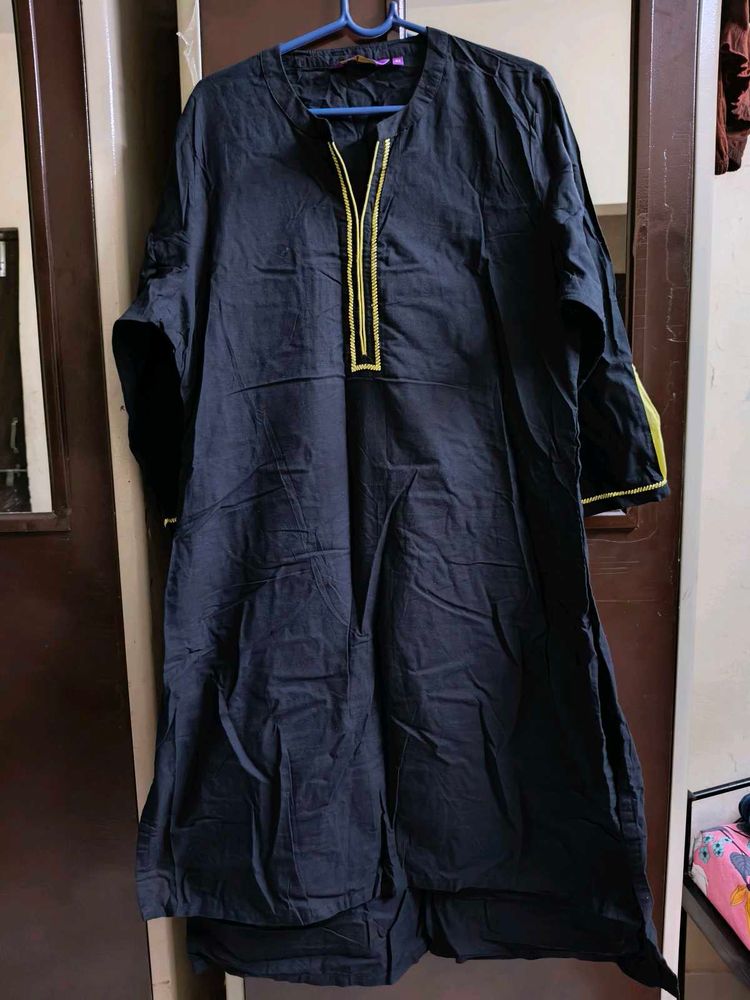 Elegant Black Kurta