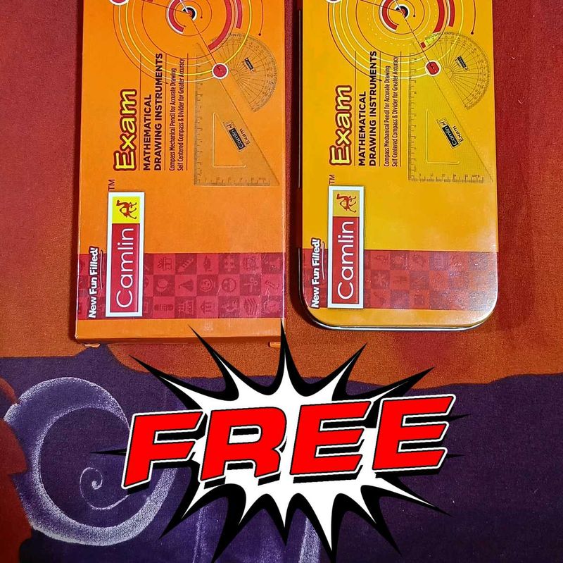 *FREE* CAMLIN GEOMETRY BOX