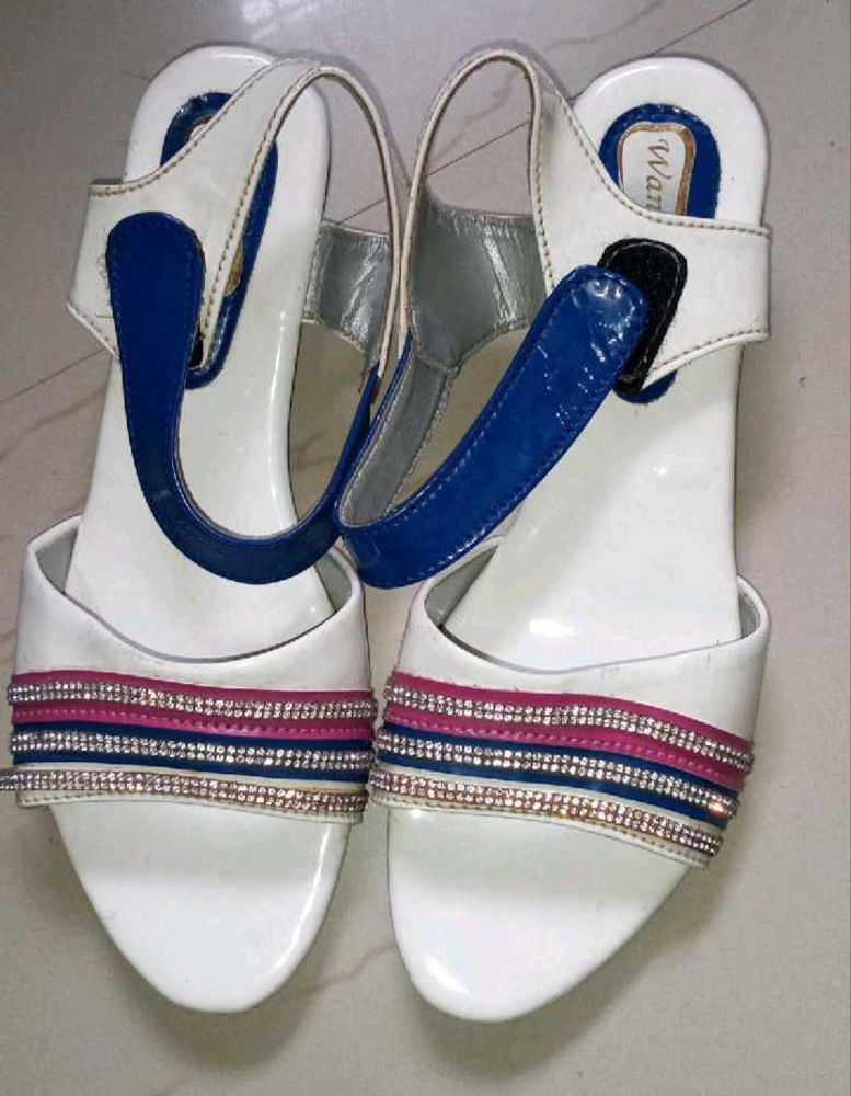 ​Combo of 2 Women's Footwear (White + Gray